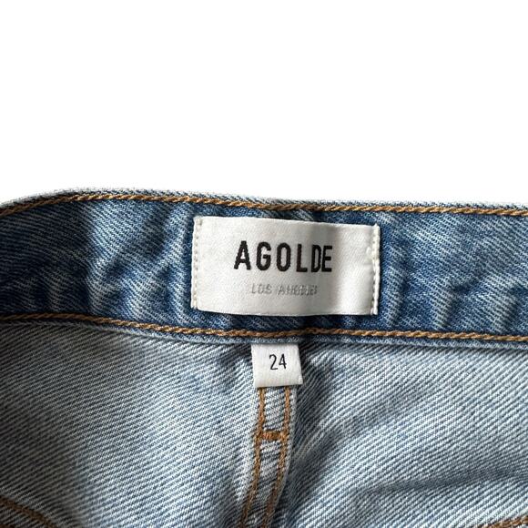 AGOLDE 90s Crop Jean Bound Wash - Picture 4 of 10